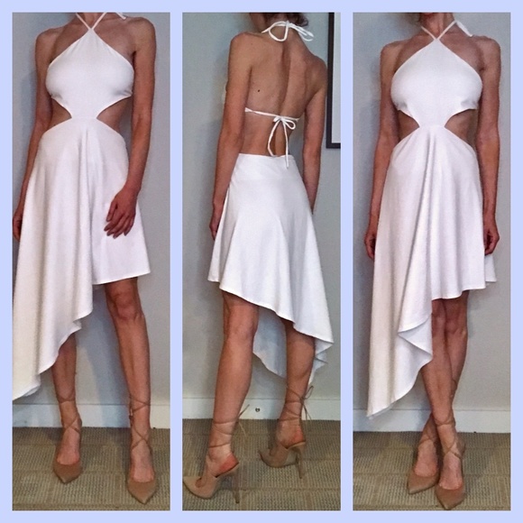 Susana Monaco White Backless Dress - Picture 1 of 9